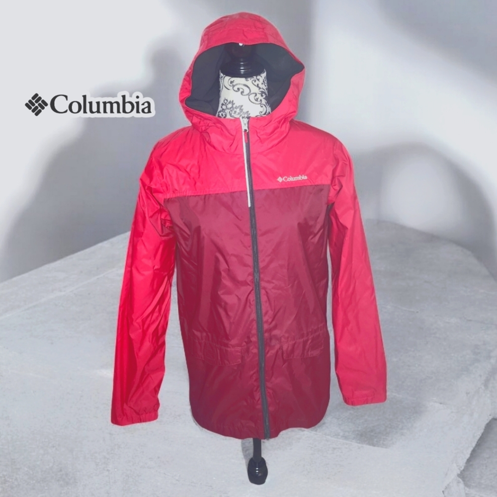 COLUMBIA Red Youth Lightweight Jacket- XL (18/20)